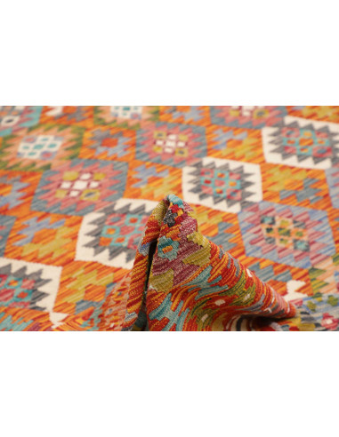 Tappeto Kilim Afghanistan 256x294 Arancione Ter