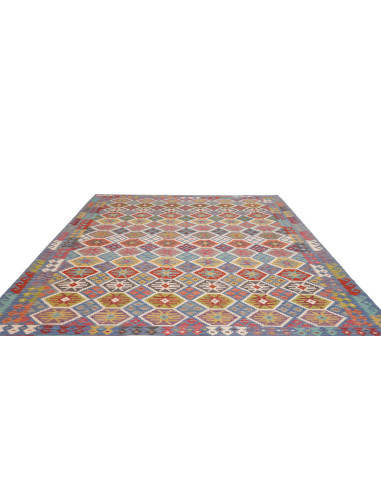 Rug Kilim Afghanistan 256x299 Blue Red Yellow G