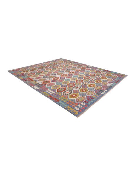 Rug Kilim Afghanistan 256x299 Blue Red Yellow G
