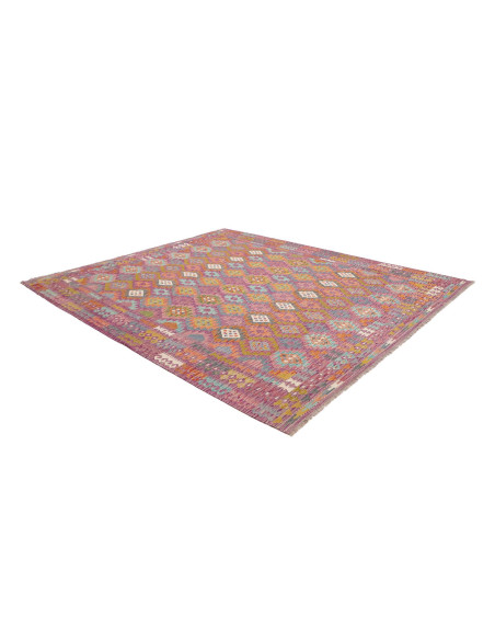Rug Kilim Afghanistan 256x299 Purple Teal Orang