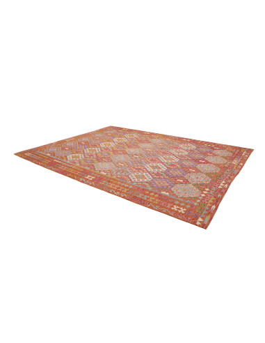 Tappeto Kilim Afghanistan 262x352 Rosso Terra A
