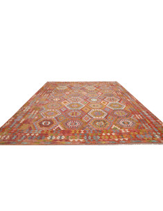 Tappeto Kilim Afghanistan 305x388 Rosso Ruggine 2