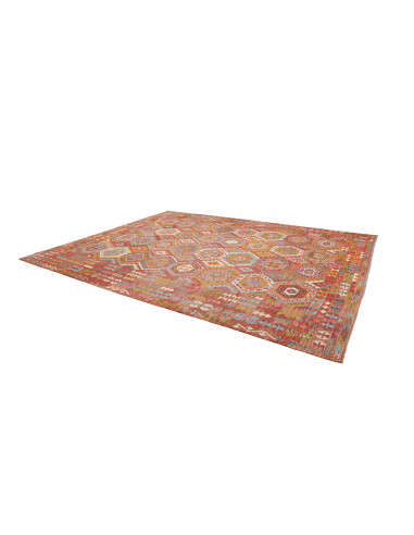 Rug Kilim Afghanistan 305x388 Rust Red Sky Blue