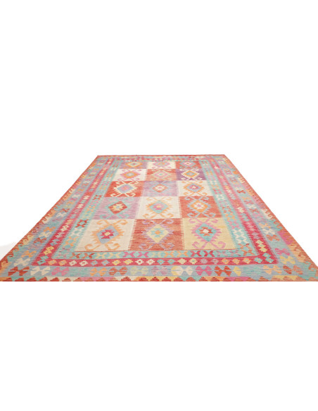 Tappeto Kilim Afghanistan 248x341 Rosso Arancio