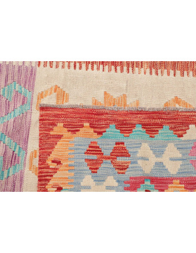 Tappeto Kilim Afghanistan 248x341 Rosso Arancio