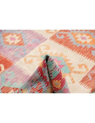 Tappeto Kilim Afghanistan 248x341 Rosso Arancio