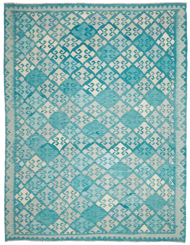 Tappeto Kilim Afghanistan 250x342 Turchese Acqu