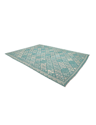 Rug Kilim Afghanistan 250x342 Turquoise Aquamar