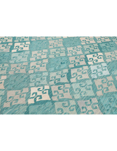 Tappeto Kilim Afghanistan 250x342 Turchese Acqu