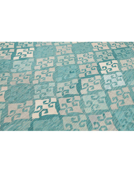 Rug Kilim Afghanistan 250x342 Turquoise Aquamar
