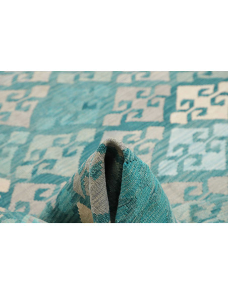 Tappeto Kilim Afghanistan 250x342 Turchese Acqu