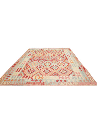 Rug Kilim Afghanistan 263x335 Cream Red Blue Li