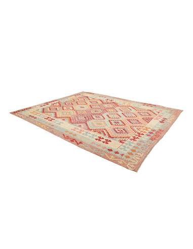 Rug Kilim Afghanistan 263x335 Cream Red Blue Li
