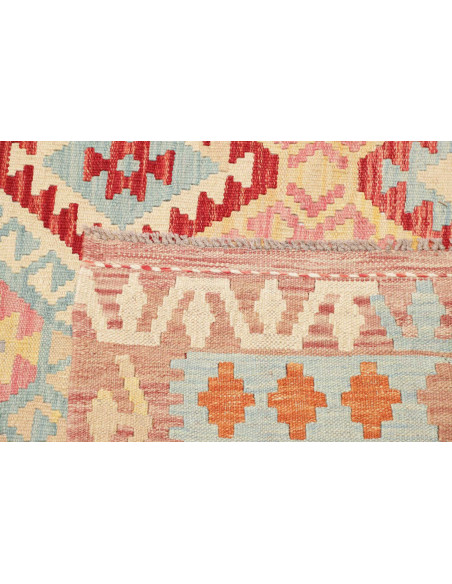 Rug Kilim Afghanistan 263x335 Cream Red Blue Li