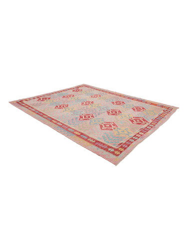 Rug Kilim Afghanistan 239x288 Light Pink Red Tu