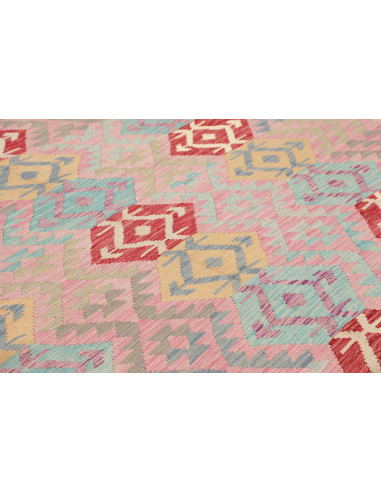 Rug Kilim Afghanistan 239x288 Light Pink Red Tu