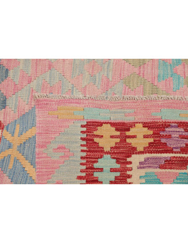 Rug Kilim Afghanistan 239x288 Light Pink Red Tu