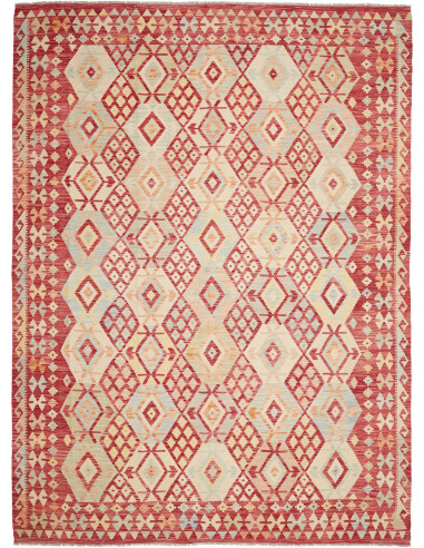 Rug Kilim Afghanistan 255x346 Terracotta Red Cr