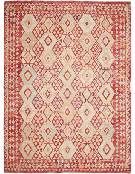 Rug Kilim Afghanistan 255x346 Terracotta Red Cr