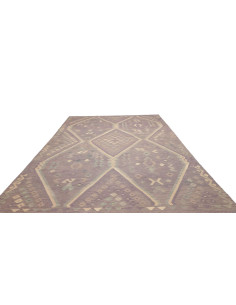 Tappeto Kilim Afghanistan 241x353 Lilla Lavanda 2
