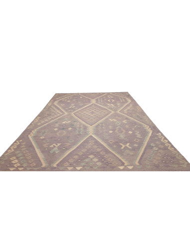 Tappeto Kilim Afghanistan 241x353 Lilla Lavanda
