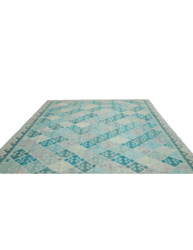 Rug Kilim Afghanistan 251x302 Turquoise Blue Aq