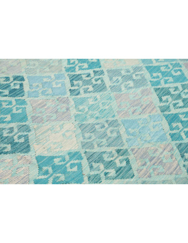 Rug Kilim Afghanistan 251x302 Turquoise Blue Aq