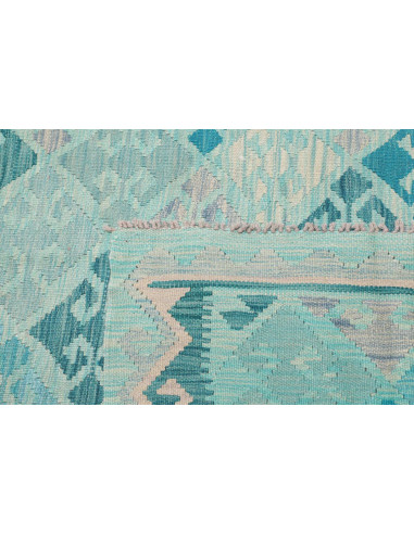 Rug Kilim Afghanistan 251x302 Turquoise Blue Aq