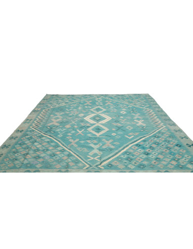 Rug Kilim Afghanistan 252x297 Turquoise Light G