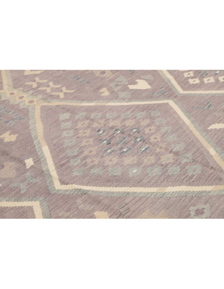 Rug Kilim Afghanistan 249x339 Lilac Grey Cream