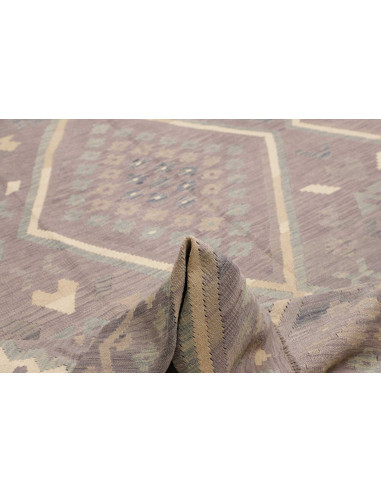 Rug Kilim Afghanistan 249x339 Lilac Grey Cream