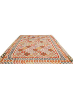 Tappeto Kilim Afghanistan 263x353 Beige Crema T 2