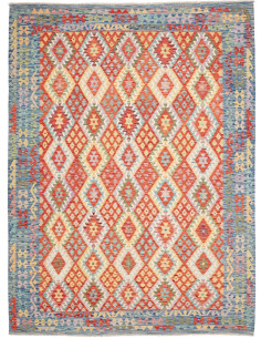 Tappeto Kilim Afghanistan 255x343 Rosso Arancio