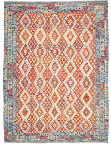 Tappeto Kilim Afghanistan 255x343 Rosso Arancio