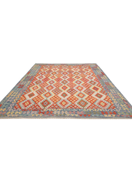Tappeto Kilim Afghanistan 255x343 Rosso Arancio