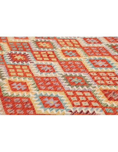 Rug Kilim Afghanistan 255x343 Red Orange Blue Y