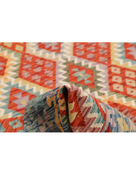 Tappeto Kilim Afghanistan 255x343 Rosso Arancio