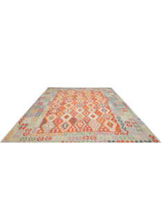 Tappeto Kilim Afghanistan 256x353 Azzurro Coral 2