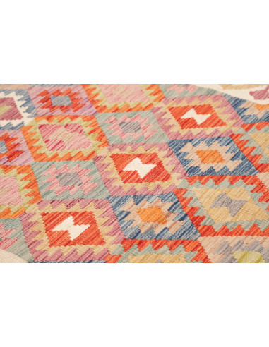 Rug Kilim Afghanistan 198x338 Orange Beige Red