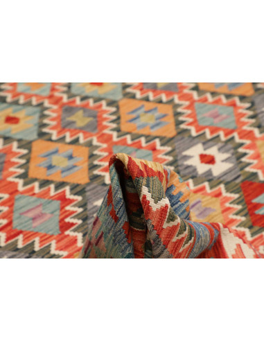 Tappeto Kilim Afghanistan 247x296 Multicolore R