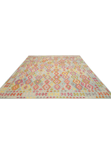 Tappeto Kilim Afghanistan 254x297 Azzurro Celes
