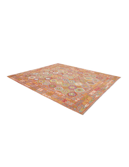 Tappeto Kilim Afghanistan 255x298 Arancio Terra