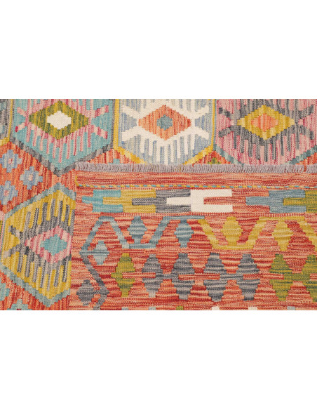 Tappeto Kilim Afghanistan 255x298 Arancio Terra