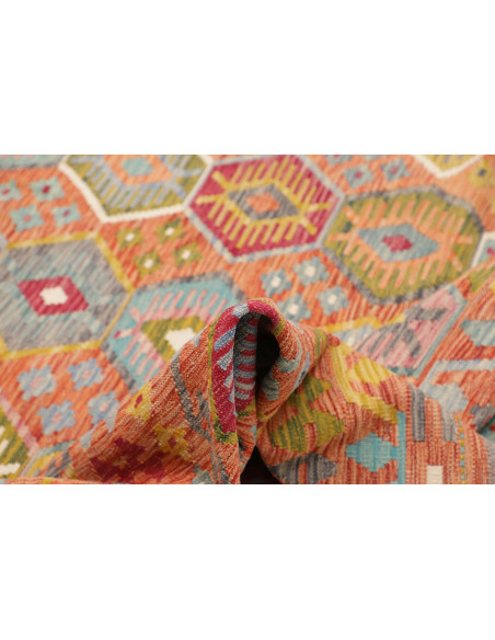 Tappeto Kilim Afghanistan 255x298 Arancio Terra