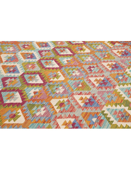 Rug Kilim Afghanistan 261x295 Rust Orange Turqu