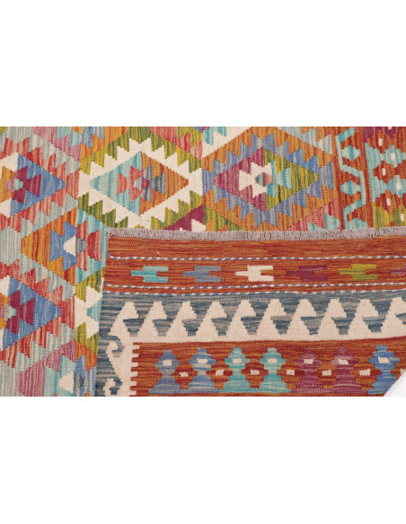 Rug Kilim Afghanistan 261x295 Rust Orange Turqu