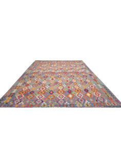 Tappeto Kilim Afghanistan 267x359 Azzurro Cielo 2