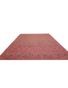Tappeto Kilim Afghanistan 282x364 Rosso Fucsia 2