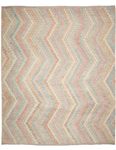 Tappeto Kilim Afghanistan 323x390 Verde Salvia