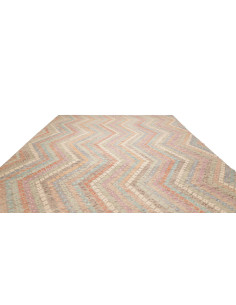 Tappeto Kilim Afghanistan 323x390 Verde Salvia 2